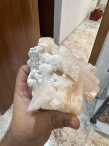Premium Orange Heulandite with Stilbite | Natural <b>Crystal</b> <b>Cluster</b> for Collection & Decoration - Product Image 1