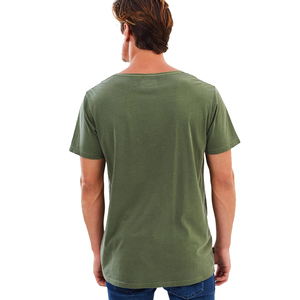 T-shirt de sport décontracté pour homme 100% coton de haute qualité, doux, respirant, écologique, séchage rapide, manches courtes, coupe classique, pour la gym - Product Image 4