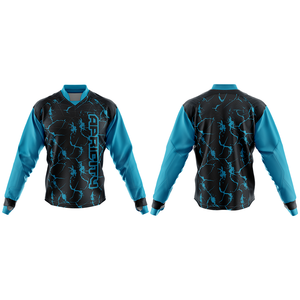 <b>Paintball</b> Jersey Padded Tactical Sublimation Breathable Quick Dry Mesh Custom Logo Long Sleeve Sports Team Uniform OEM - Product Image 6