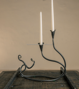 Soporte de vela de alta demanda, decoración de barra de mesa de restaurante nórdico, candelabro de luz de té de Metal DE LA India - Product Image 3