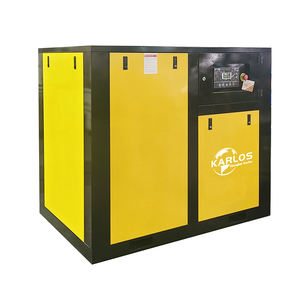 Compresseur d'air à vis rotatif Karlos électrique silencieux <span class=keywords><strong>100</strong></span>% sans huile, lubrification à l'eau, type vis, 37kw 75kw avec CE - Product Image 3