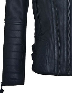Veste de motard en cuir véritable sur mesure pour homme, manteau classique de qualité supérieure, fabrication en usine, service d'échantillonnage disponible - Product Image 3