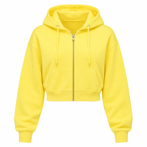 Sweat-shirts à capuche en molleton courts avec impression, prix de gros, prix bas, personnalisés pour femmes et unisexe - Product Image 6