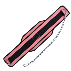 Customized Strong Dip <b>Belt</b> with Chain for Weight Lifting Strength Training Professional Protection Eco-Friendly Workout Fitness - Product Image 3
