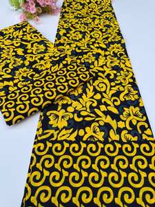 Tissu en coton authentique africain imprimé Ankara pour la confection de vêtements, l'artisanat et la mode par Hitjem Export Island Supplier - Product Image 4