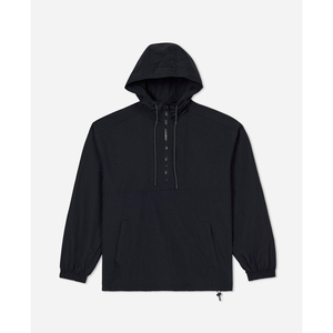 Veste coupe-vent à capuche pour homme, imperméable, légère, décontractée, printemps, extérieur, polyester, coupe régulière, couleur unie, fermeture éclair - Product Image 3