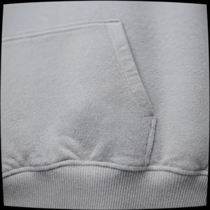 Sweat-shirt à capuche surdimensionné gris clair pour homme, en coton molletonné, décontracté, pull-over, streetwear d'automne - Product Image 6