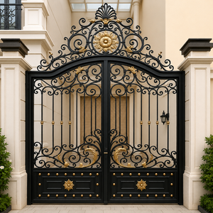 Premium Custom Wrought Iron <b>Gates</b> with Maximum Security, Privacy, Heavy-Duty Construction, and Timeless Elegance for Every Home. - Product Image 2