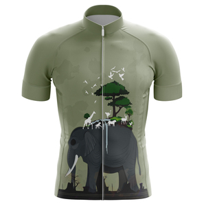 Nouveau Maillot de Cyclisme Réversible à Manches Courtes Couleur Unie Séchage Rapide Grande Taille avec Gants OEM Vente en Gros pour Hommes Cyclistes - Product Image 2