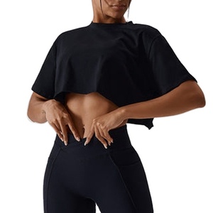 Camisetas Personalizadas para Mujer, Ecológicas, Extra Grandes, de Algodón Transpirable de Secado Rápido, 300 GSM, Hombros Caídos, Estilo Urbano - Product Image 1