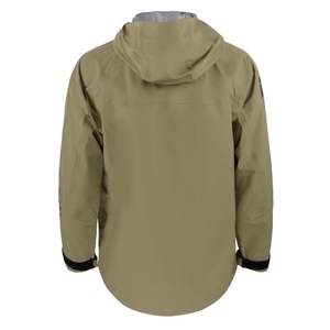 Men Olive <b>Green</b> Waterproof <b>Ski</b> <b>Jacket</b> With Hood Synthetic Insulation Zipper Closure - Product Image 3