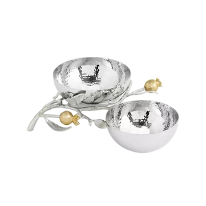 Recipientes Metálicos Modernos de Diseño Botánico para Servir Condimentos, Decorativos, Dorados, para Aperitivos, Nueces, Dulces, para Fiestas y Catering - Product Image 6