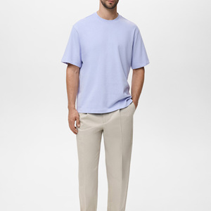 Prix d'usine OEM, t-shirts surdimensionnés pour hommes, 100% coton, jersey respirant, haute qualité avec impression de logo personnalisé - Product Image 3