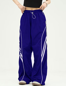 Pantalon cargo ample élégant et personnalisé pour femme, en polyester, coupe décontractée, avec cordon de serrage, idéal pour les occasions formelles - Product Image 6