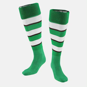 Custom Youth American Football <b>Socks</b>-<b>Knee</b> <b>High</b> Breathable Quick Dry Eco-Friendly Athletic Knit Design Secure Grip Fit Reinforced - Product Image 1