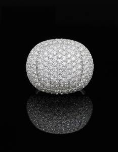 Anillo de Lujo para Hombre, Estilo Hip Hop, con Diamantes Ovalados en Racimo, Totalmente Cubierto de Diamantes, Joyería Exclusiva, Hecho en Plata de Ley 925 o Oro de 10K o 14K - Product Image 2