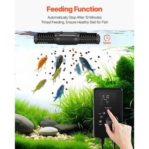 Pompa a Flusso Incrociato Regolabile 15W 1428 GPH con Controller, Potente Motore Magnetico 24V DC per Acquario, con Confezione in Scatola per Varie Specie di Pesci - Product Image 6