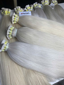 Extensions de cheveux humains vierges en vrac de qualité supérieure, fabriquées au Vietnam par NASA HAIR VIETNAM, toutes les couleurs compatibles, emballage inclus - Product Image 5