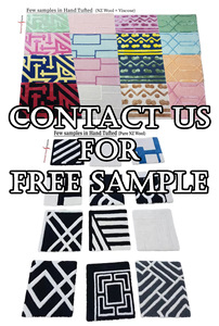 Tapis tufté de luxe fait main, nouveau design, laine de Nouvelle-Zélande, fabrication artisanale, support en coton, vente directe usine - Product Image 5