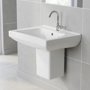 Indian High Quality Bathroom Product Pedestal Basins Ceramic Sanitary Ware Stone Design Floor Sinks - Product Image 6