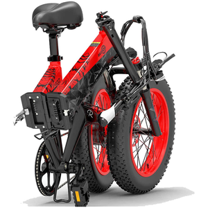 Bezior XF200 Electric Mountain Folding Bike 48V 1000W Motor 50km <b>Range</b> Shimano 7-Speed Gears 20x4.0" Wheels Aluminum Alloy 4-5h - Product Image 2