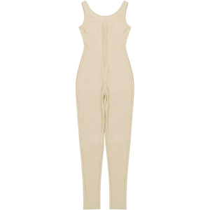 New Design Women's Fitness Training Gym <b>Jumpsuit</b> Custom Breathable Quick Dry Knitted Stretchable Streetwear Summer Wear <b>Jumpsuit</b> - Product Image 1