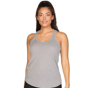 เสื้อกล้ามทรงเรเซอร์แบ็คสำหรับผู้หญิง ไซส์กลาง สีเทา ผ้าฝ้าย 100% ทรงหลวม สวมใส่สบาย - Product Image 3