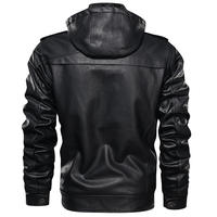 Nouvelle Veste Bomber Décontractée pour Homme en Cuir PU de Haute Qualité 2026 – Style Streetwear Hiver avec Logo Frontal Respirant – Vente en Gros