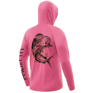 Sudadera de Pesca para Hombre con Protección Solar UPF 50, Transpirable, con Estampado Frontal, Ligera, de Secado Rápido, Manga Larga, para Pesca en Agua Salada y Dulce - Product Image 1