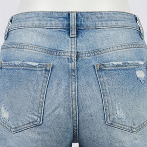 Women Plus Size Denim Shorts Customized Color Streetwear 100 Percent Cotton Fashion <b>Work</b> Half Pants Loose <b>Jeans</b> Wear - Product Image 5