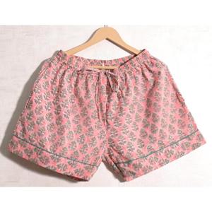 Conjunto de Pijama Corto de Algodón con Estampado Floral para Mujer, Ropa de Dormir de Verano Cómoda y Transpirable con Corte Holgado - Product Image 5
