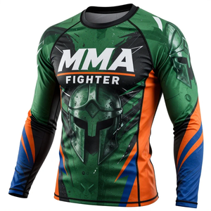 Camiseta de Compresión para Deportes de Contacto (MMA) con Diseño Personalizado 2026, Sublimación, Diseña Tu Propia Ropa Deportiva para Exteriores - Product Image 3