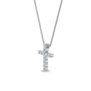 Colgante de Diamante Cultivado en Laboratorio Refinado, 2.06 CTW, Corte Redondo, Elaborado en Oro Blanco de 18K, Collar de Joyería Fina para Mujer, Compromiso - Product Image 2