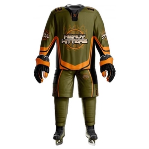 Hot Selling Products Winter Wear Ice Hockey Uniform for Men and Custom Logo Training Wear Ice Hockey Uniform <b>Set</b> - Product Image 3