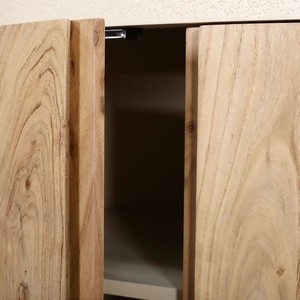 Vandana Amber Flow Large, low, 4-door <b>sideboard</b> in an organic and contemporary style, Miona - Product Image 5