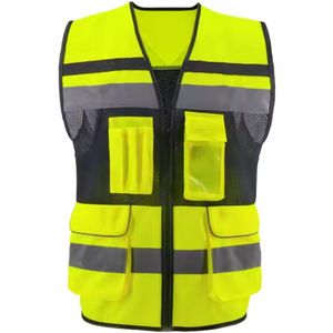 Gilet de travail sans manches pour homme, de haute qualité, décontracté, multi-poches, avec service OEM - Product Image 5