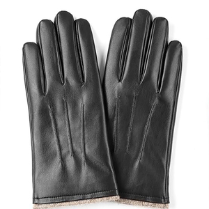 Nuevos Guantes de Cuero Personalizados para Hombre, Diseño Moderno, Colores Sólidos, Resistentes al Viento, Estilo Elegante, OEM 2026 - Product Image 6