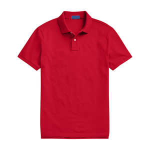 Chemise polo pour homme, design à manches courtes, tissu doux, style décontracté, streetwear d'été, logo personnalisé, chemise polo pour homme - Product Image 1