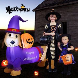 5 Foot Long <b>Inflatable</b> Outdoor Halloween Decoration for the Holiday Yard Decorations - Product Image 4
