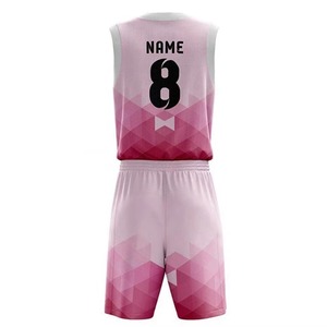 2026 Basketball Uniform Set Breathable Quick Dry Plus Size Adult Customized Logo 100% Polyester Sublimated Sleeveless Fitted - Product Image 3