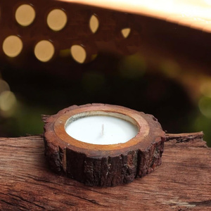 Bougie bol en bois parfumée parfum de luxe infusé écologique décor à la maison fête mariage cadeau cuisine Table pièce maîtresse - Product Image 3