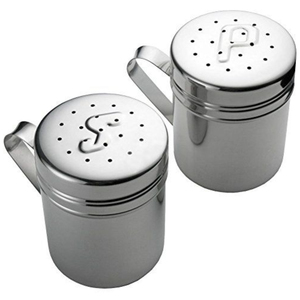 Juego de Salero y Pimentero de Acero Inoxidable con Logotipo Personalizado, Dispensador de Especias Cónico de Metal para Suministros de Mesa de Restaurantes y Hoteles - Product Image 2