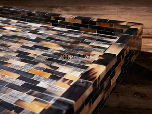 Bandeja de Servir de Cuerno Hecha a Mano, Moderna, de Primera Calidad, Elegante Adorno Decorativo para Mesa, por Tradebyd - Product Image 5