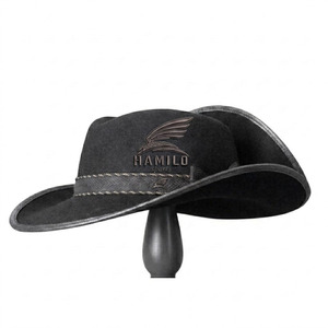 Unique Design Admiral Bicorn Napoleon Costume Hat for Adults Napoleon Uniform Wool Hat With Custom Color Lace Bicorne Hat - Product Image 2