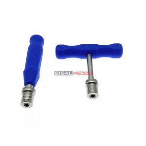 Destornillador ortopédico de acero inoxidable de alta calidad con mango de acoplamiento rápido, instrumento quirúrgico de precisión para neurocirugía y traumatología - Product Image 2