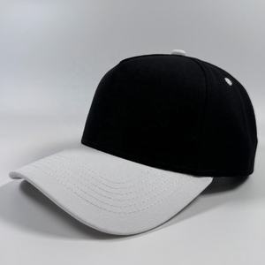 Gorra de béisbol OEM de algodón, estilo clásico y moderno, con visera alta, diseño de bordado personalizado, de 5 paneles, gris, bicolor y colorida, estilo Hip Hop - Product Image 6