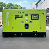 Groupe électrogène diesel silencieux KATHER MCD155PS 50/60Hz 15-50KW monophasé/triphasé haute efficacité avec alternateur 100% cuivre, ATS et AVR