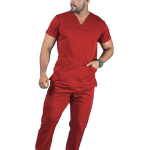 Conjunto de Uniformes Médicos Personalizados de Alta Calidad para Hombre, en Oferta, Antiarrugas, Tela Suave, Uniforme de Enfermero para Hombre con MOQ Bajo - Product Image 2