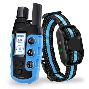 Vente chaude USB rechargeable en nylon étanche électrique anti-aboiement collier de choc pour chien avec télécommande - Product Image 1