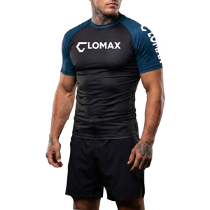 Rashguard personnalisé MMA BJJ Jiu-jitsu avec votre logo - Spandex/Polyester écologique à manches longues unisexe - Product Image 1